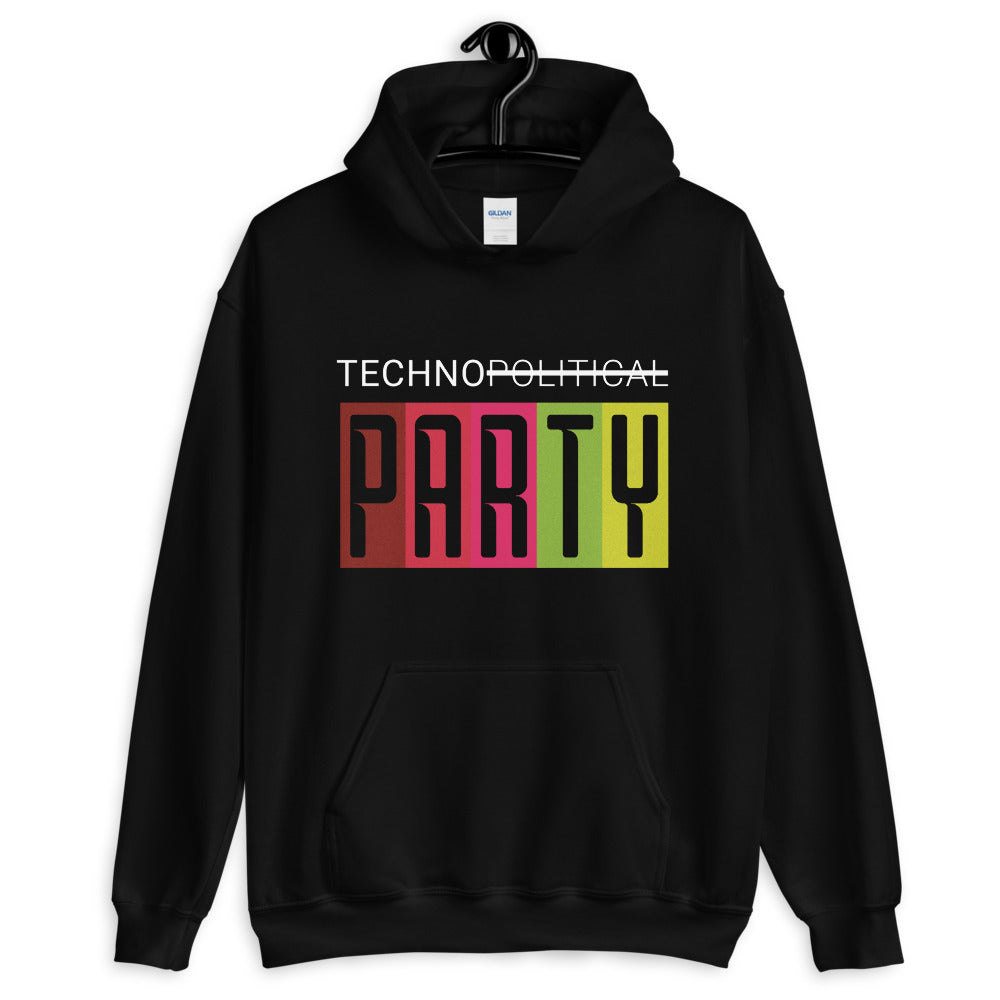 Techno Party, Not Political Hoodie - The961 Shop - Buy Lebanese