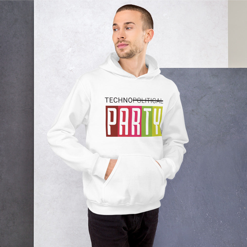 Techno Party, Not Political Hoodie - The961 Shop - Buy Lebanese