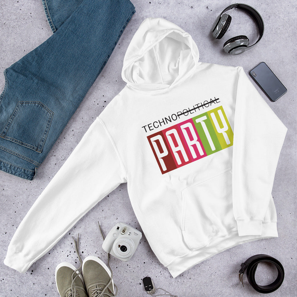 Techno Party, Not Political Hoodie - The961 Shop - Buy Lebanese